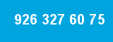 926 327 60 75